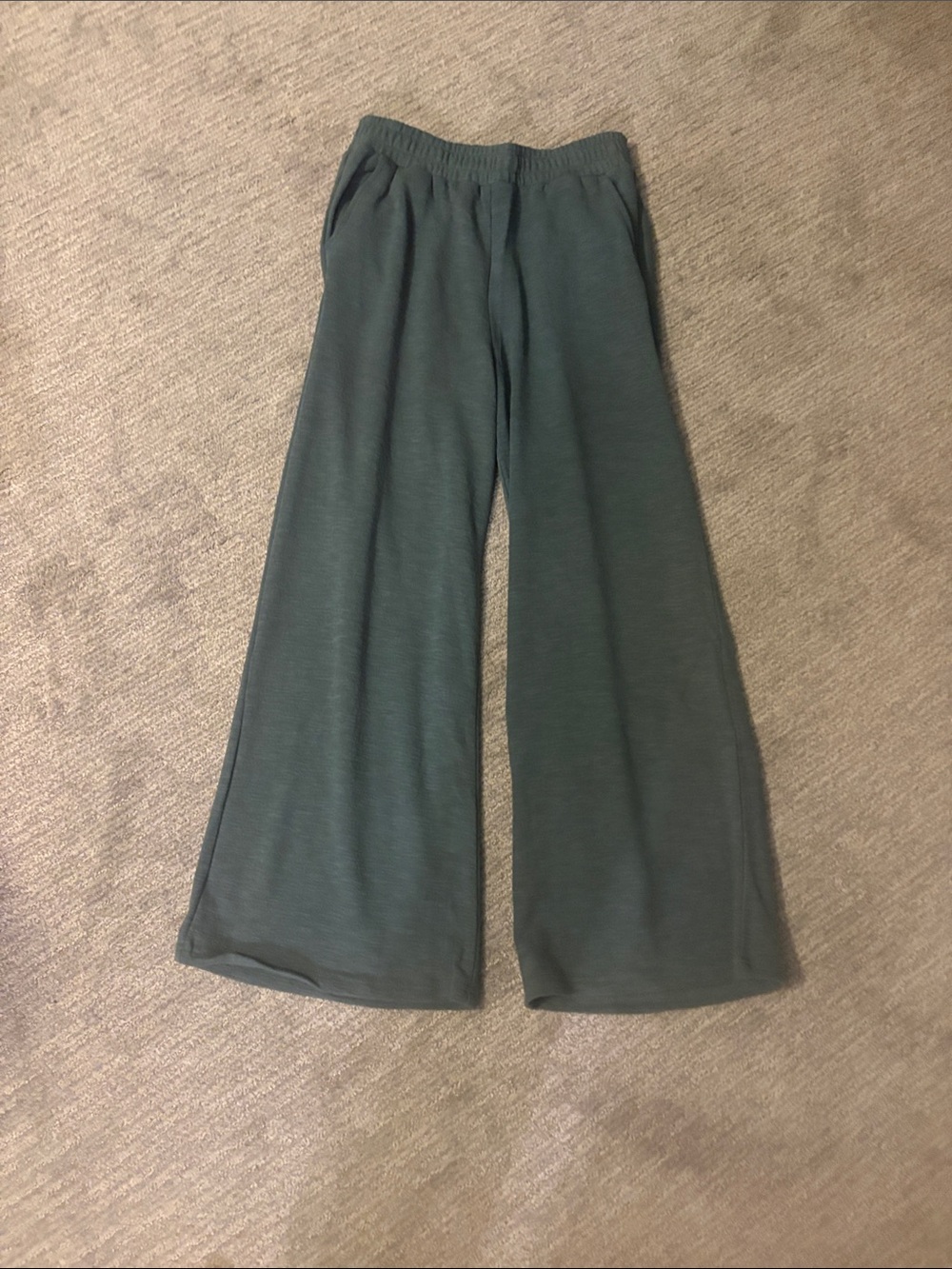 Zenana Outfitters Wide-Leg Lounge Pants - Teal nwot